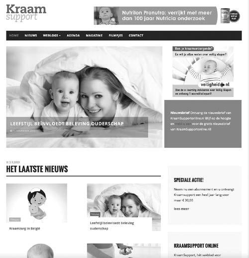 KRAAMSUPPORTONLINE.NL Kraamsupportonline.nl Het doel van KraamSupport is deskundigheidsbevordering onder kraamverzorgenden. De website Kraamsupportonline.