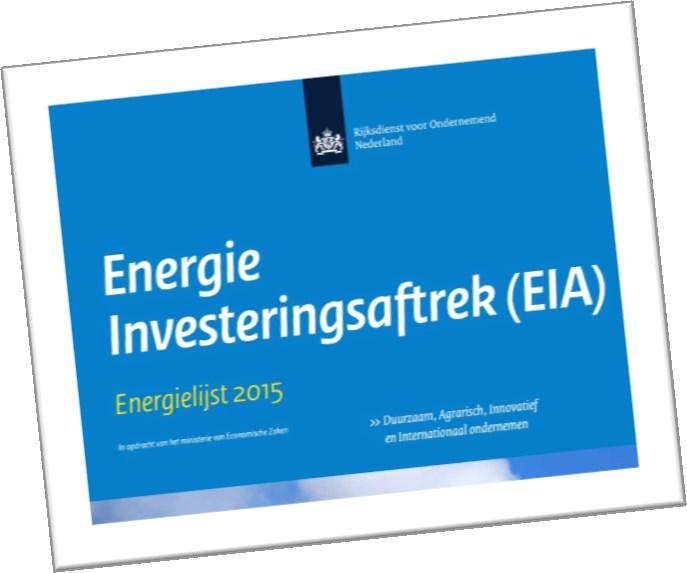 Energieprestatieverbetering gebouw EIA Renovatie naar min. Label A Energie-index max. 1,05 òf Min.
