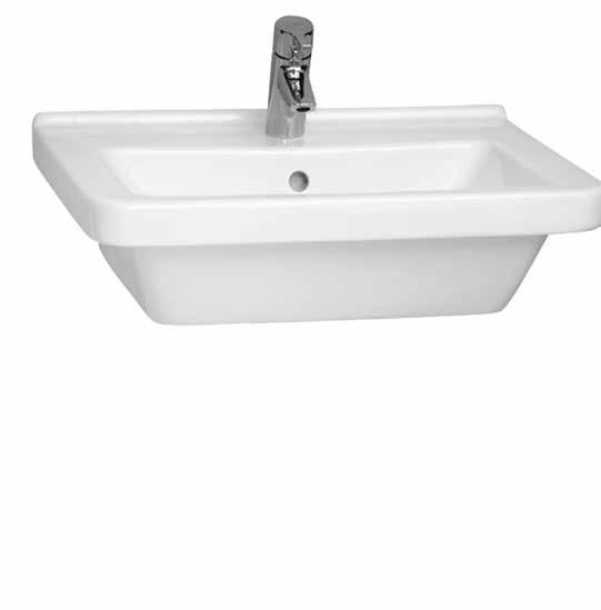 S50 created by NOA design group De S50 serie kenmerkt zich door zachte lijnen en brengt levendigheid in de badkamer.