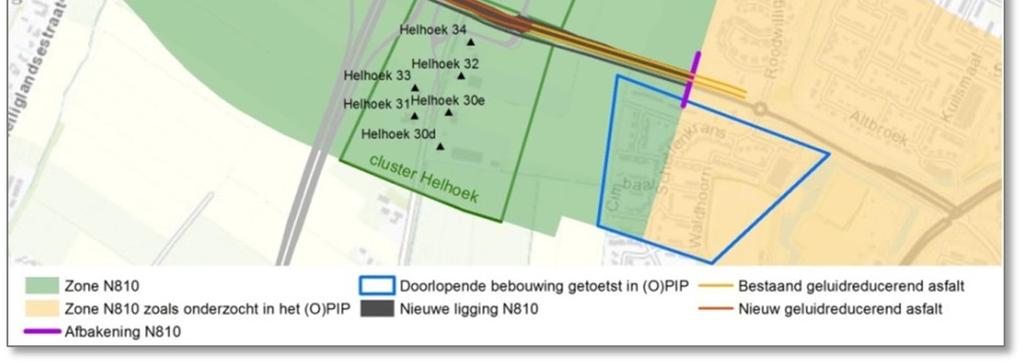 Tracébesluit blijkt dat voor de Oostsingel (N810), Helhoek en Hengelderweg niet overal wordt voldaan aan de voorkeurswaarde.