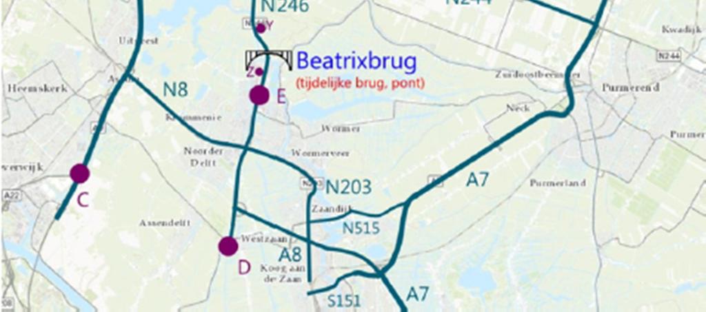 Beatrixbrug Groot Onderhoud N244 (Alkmaar) Groot