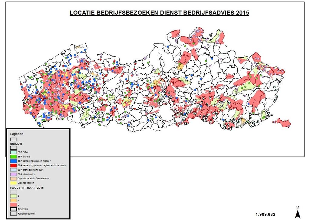 groenbedekkers; 37; 5% nitraatresidu; 236; 32% grondloze tuinbouw; 4; 0% BO waterkwaliteit; 139; 19% 2015 organische stof / Demeter-tool; 7; 1% andere; 123; 16% bemestingsplan en register; 120; 16%