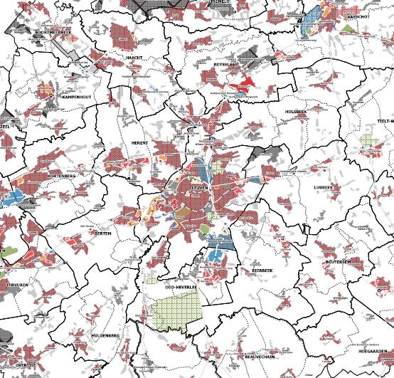 Wonen in multifunctionele woonkernen De ruimtereserve in de woningmarkt rond Leuven Figuur: