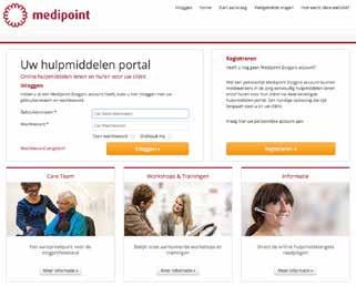 Bespaar tijd met uw hulpmiddelenaanvraag via Medipoint ZorgPro Eenvoudig uitleen- en verhuurhulpmiddelen aanvragen In een beveiligd online bestelsysteem Overzichtelijk stappenplan van de