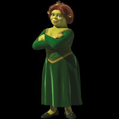 Fiona is de prinses van het koninkrijk Far Far Away. Als kind werd ze vervloek door een heks, waardoor ze elke nacht een oger wordt.