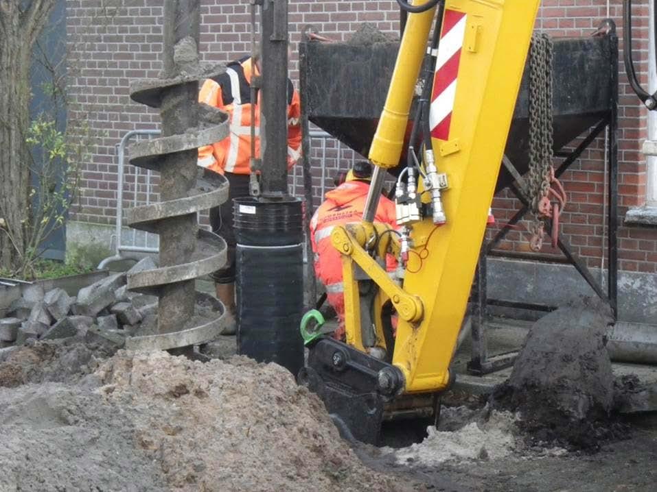 Regenwaterinfiltratie Groenestraat In de Groenestraat was weinig ruimte.