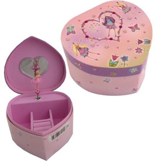 FAIRY MUSICAL HEART BOX muzikale juwelenkist elfjes,