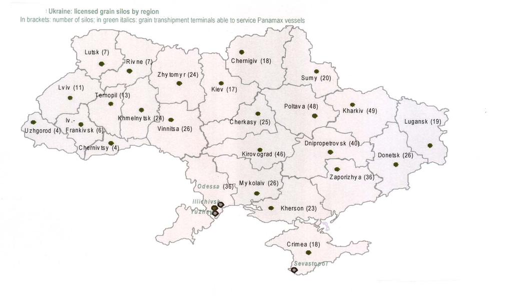 Oekraïne : de (voormalige) graanschuur van Europa