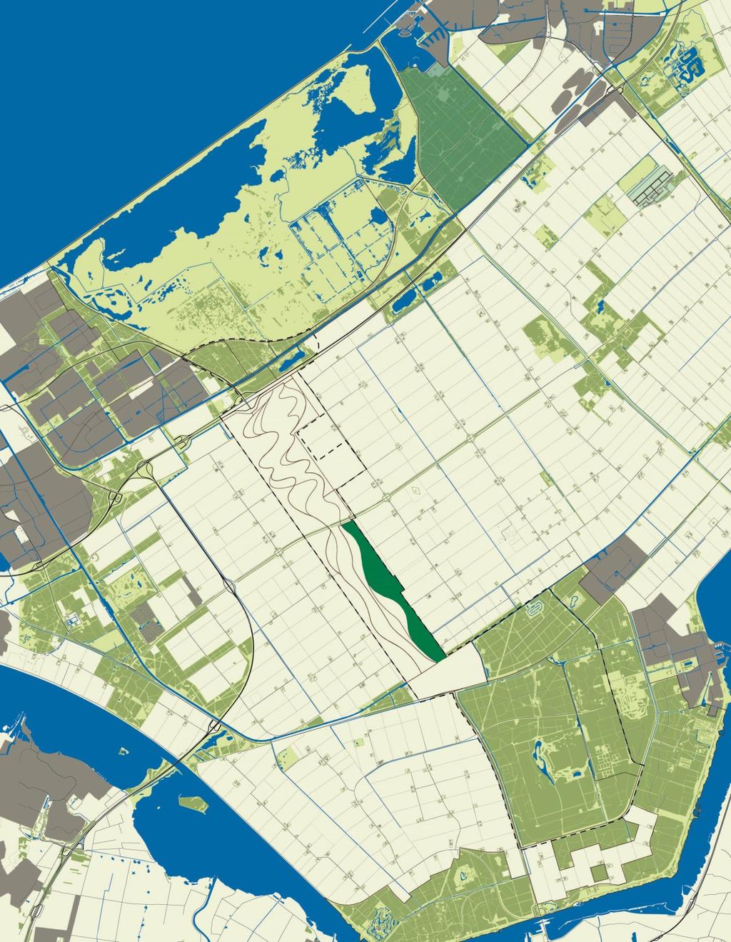 Boskaart Bijgevoegd is de kaart waarop de locatie van de 182 ha bos is aangegeven.