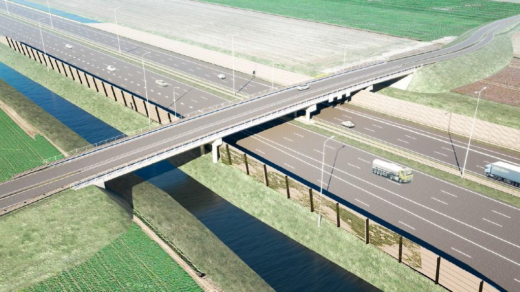 Impressie viaduct bij Sloterweg 2.3. Uitvoering Eind 2013 is CBB gestart met de werkzaamheden. Van 2013 tot en met 2018 zijn er door Rijkswaterstaat 9 belangrijke mijlpalen gemarkeerd: 1.
