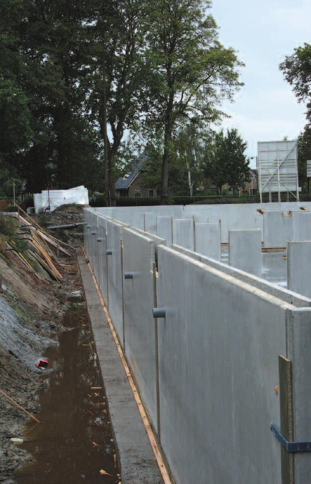 Maximale stortsnelheid (toename in de hoogte van de betonvulling) is kleiner of gelijk aan 0,75 m/uur.