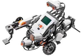 5 Opbouw van de Lego NXT Je kan best de invoer- en uitvoerorganen, bij iedere robot