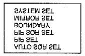 Druk op om de cursor verder te wegen. 2) Druk op AUTO/ VCR om TITLE SET te beëindigen. Druk nogmaals op AUTO/ VCR om de SETUP mode te beëindigen. 5.