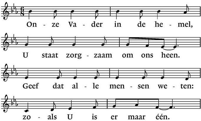 Mededelingen uit de gemeente - indien aanwezig Zang Pie Jesu A.