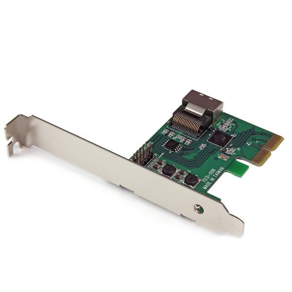 PCI Express SATA III RAID Controllerkaart met Mini-SAS connector (SFF-8087) - HyperDuo SSD Tiering Product ID: PEXSAT34SFF Met de PEXSAT34SFF PCI Express 2.