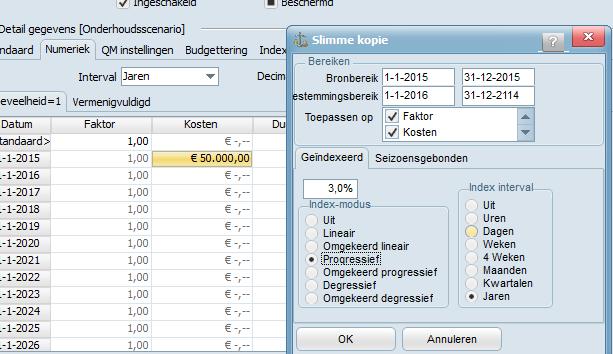 4 Wat als de onderhoudskosten stijgen met 3% per jaar?