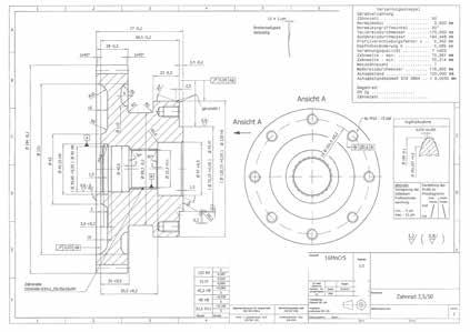 Toepassing knowhow De tandwielfabricage is sterk afhankelijk van de eisen in de tekening Voor een correct gereedschapsontwerp dat past bij uw behoeften, is