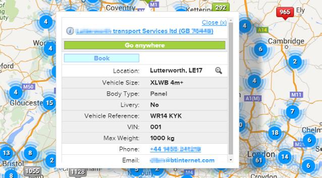 Een klus uitbesteden Bekijk de Live Beschikbaarheidskaart (LAM) De Live Beschikbaarheidskaart laat de real-time locatie en beschikbaarheid van elke Exchange chauffeur zien die ingelogd is op de