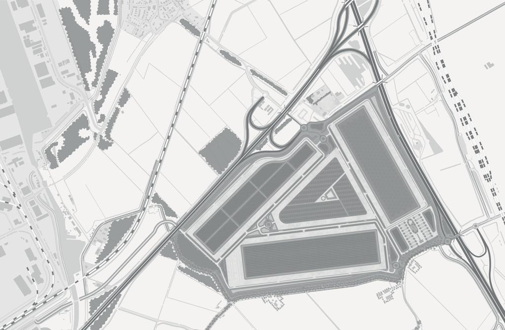 Verkeersontwerp Logistiek Park Moerdijk legenda noord primaire ontsluitingsweg secundaire ontsluitingsweg interne baan