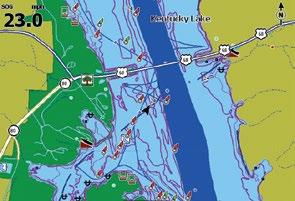 NIEUW! Insight PRO by C-MAP Insight PRO by C-MAP-kaarten bestrijken continentale binnen- en kustwateren in de VS, inclusief Fishing HotSpots, op één SD-kaart.