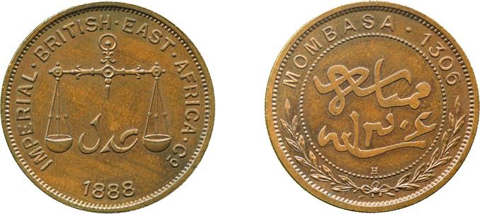 De munten De pice was gelijk aan ¼ anna of 1 64 rupee van Brits Indië die in Oost-Afrika veelvuldig circuleerde.