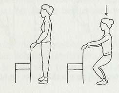 4.4.6 Les 6 Doel: De deelnemers leren op 1 been te staan. Dit wordt geoefend doormiddel van een aantal eenvoudige oefeningen, waarbij het uiteindelijke doel is dat de deelnemer zelfstandig min.