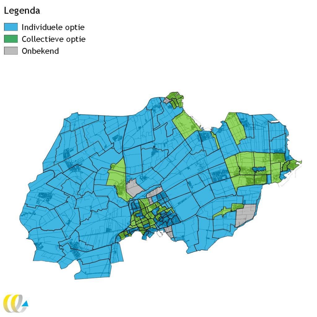 Uitkomsten: eindbeeld Oplossing per gebouw of collectief?