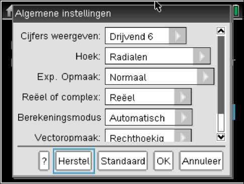 Allerlei tips & trucs Standaardinstellingen Sommige problemen in de weergave op het scherm kunnen veroorzaakt zijn door wijzigingen in de document en/of systeeminstellingen.