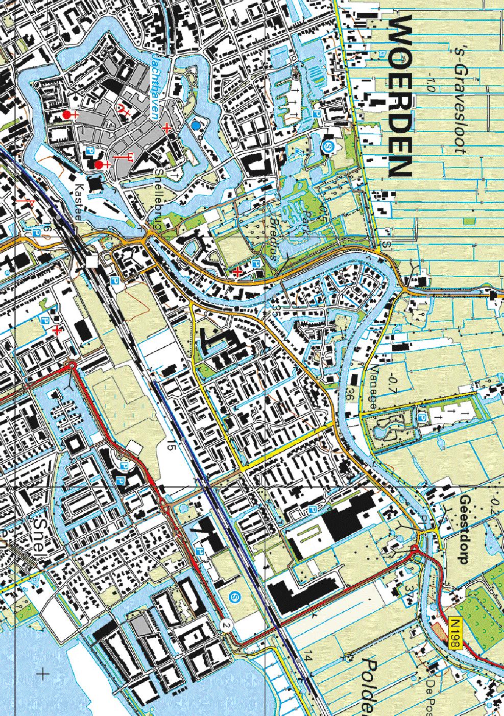 nr.46 nr.45 13 12 Overzichtskaart 18 Oude Rijn A 11 Oudelandseweg 14 B 15 C 111 N 16 17 nr.