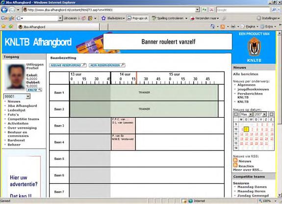 Wanneer je voor het eerst inlogt doe je dit met je bondsnummer en het door de vereniging verstrekte wachtwoord.