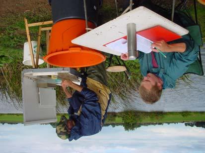 Vissen in het beheersgebied van het Waterschap Aa en Maas 2.2 Geregistreerde gegevens Gevangen vissen zijn verzameld in grote teilen, waar ze bewaard werden tot het moment van meting.