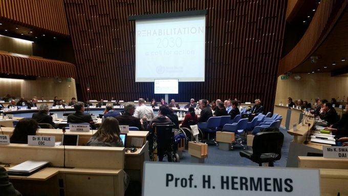 6 World Health Organisatie (WHO) in Genève zet revalidatie op de wereldkaart Vanuit Nederland heeft Prof. Dr. Ir.