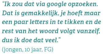 Digitale informatie steeds belangrijker Google als snelle en