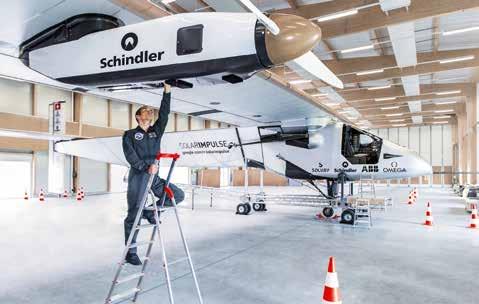 Als visie en discipline worden verenigd. Schindler is partner van Solar Impulse.