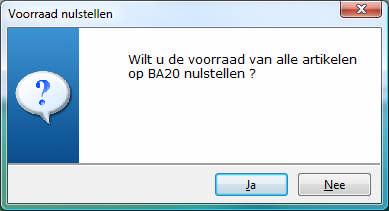 Deze mogelijkheden worden verderop besproken. Eerst wordt uitgelegd hoe de huidige voorraad wordt nulgesteld en hoe lokaties worden verwijderd. 2.