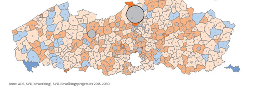 Ruimtelijke staat van Vlaanderen Demografische evoluties (groei, krimp, vergrijzing,