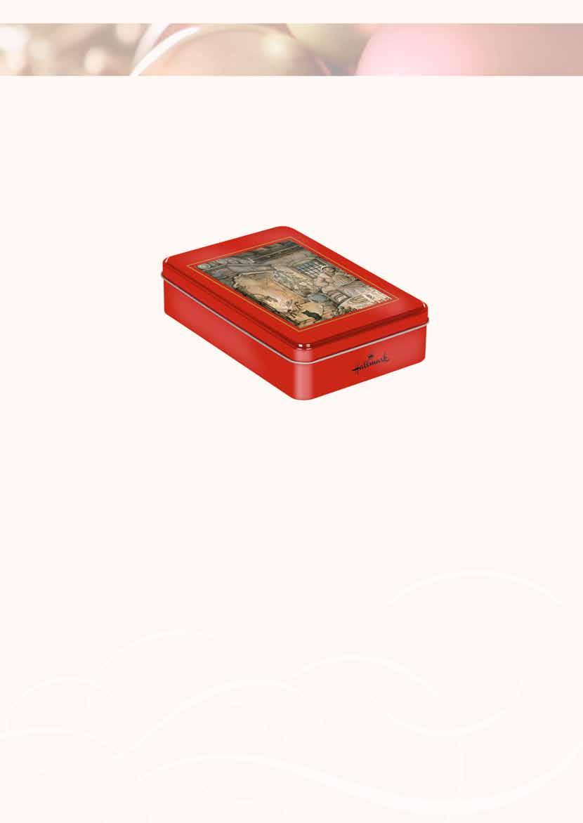 Xmas Tin Boxes 8,95 Speciale collectie Kerstkaarten verpakt in mooie tinnen boxes. De doosjes zijn geschikt om te bewaren, zodat men ook na de Kerst hier nog plezier van heeft.