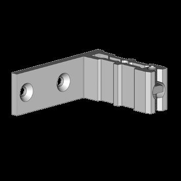 4410 471-090 Alu topstuk voor Elégance 95 en 110 en Favorite, KORT model voor standaard uitvalprofiel 4410 471-001 Idem 4410 471-00 Idem RAL 9010 wit 4410