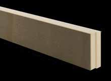 Cembrit kantplanken Dé lichtgewicht oplossing voor koudebruggen. Rot- en schimmelbestendig, onderhoudsarm, eenvoudig te plaatsen en isolatie en afwerkplaat in één product.