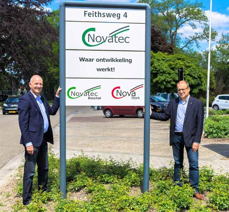 4 Beschut werkbedrijf blijft nodig Henk Hofman is directeur Novatec, Bert Nederveen wethouder in Zuidhorn en voorzitter van het Dagelijks en Algemeen Bestuur van Novatec.