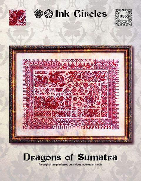 Voor de liefhebbers van grote patronen is er dit magnifieke Dragons of Sumatra. Wat een bijzonder patroon.