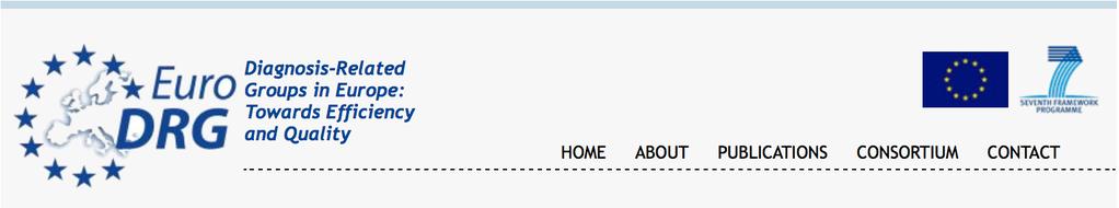Basic characteristics of Patient classification systems in Europe http://www.eurodrg.