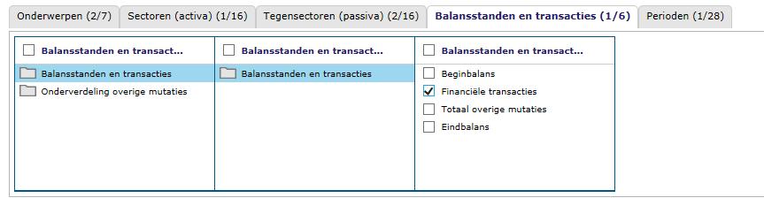 Bij de perioden selecteren we het jaar 2014.