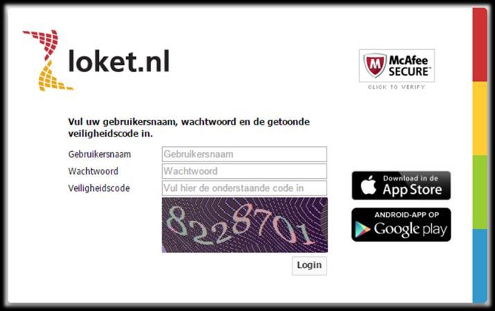 2.1 Inloggen in loket.nl Op onze website www.viasalaria.nl kun je inloggen, je wordt dan doorgestuurd naar het inlogscherm van loket.