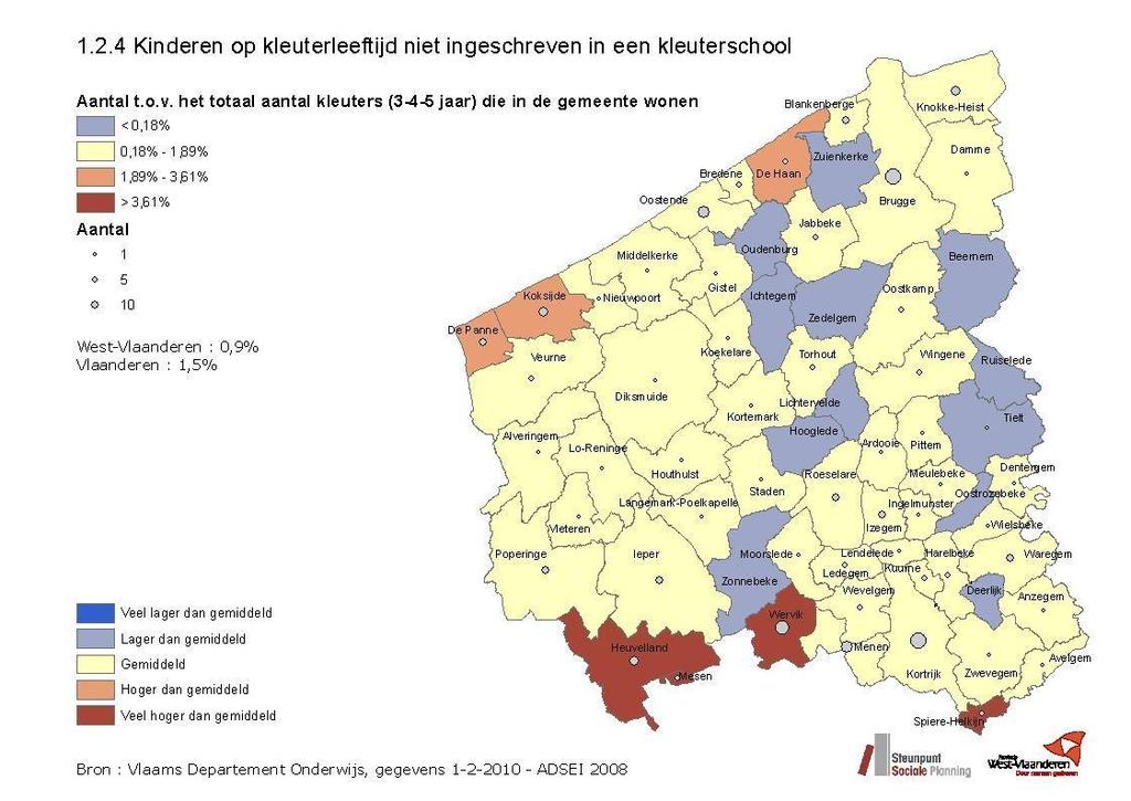 Deel I: Demografische en socio-economische gegevens 1.2.4. Kleuterparticipatie De deelname van kleuters aan het onderwijs is in Vlaanderen zeer hoog in vergelijking met andere landen.