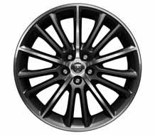 19" 15-poke 'tyle 1015' Black C52M Banden voor: 225/40 R19 93Y Banden achter: 255/35 R19 96Y 19" 5-plit poke 'tyle 5031' ilver/diamond Turned C52V Banden voor: 225/40 R19 97Y Banden achter: 255/35