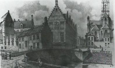 gebouwen v d proosdij van St