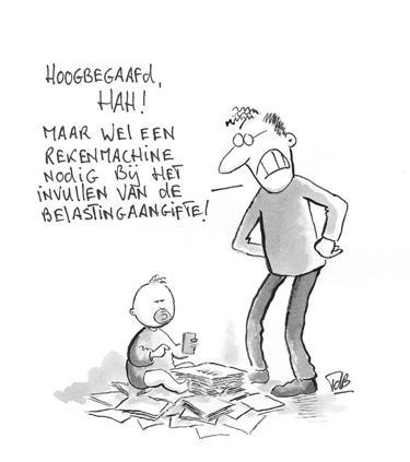 6.3 Ik wil mijn kind aanvaarden zoals het is Figuur 4 - Cartoon hoogbegaafdheid (Hoogbegaafd Vlaanderen) Het aanvaarden van het kind begint bij de ouders en het is heel belangrijk dat zij aan het