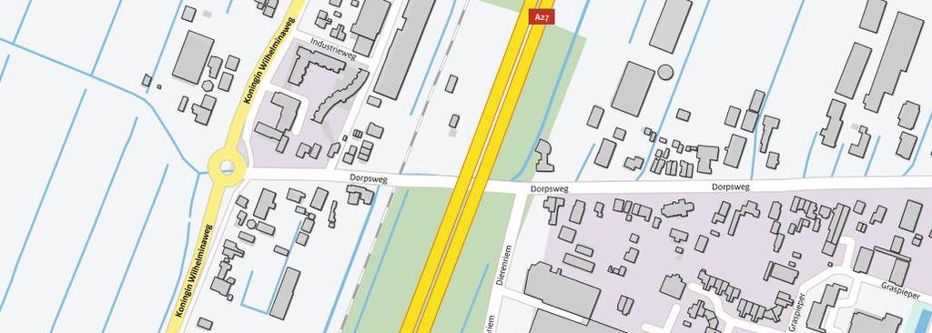 TNO-rapport TNO 2014 R11606 17 / 21 Geluid van het spoor kan tegen de achterzijde van het scherm reflecteren richting de woningen die aan de andere zijde van het spoor zijn gelegen aan de Koningin