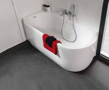 halfvrijstaand bad Ook verkrijgbaar als halfvrijstaand bad CARUSO acryl wit, 2-persoonsbad 170 x 75 cm 1699,00 1019,40* 10 x 0 cm